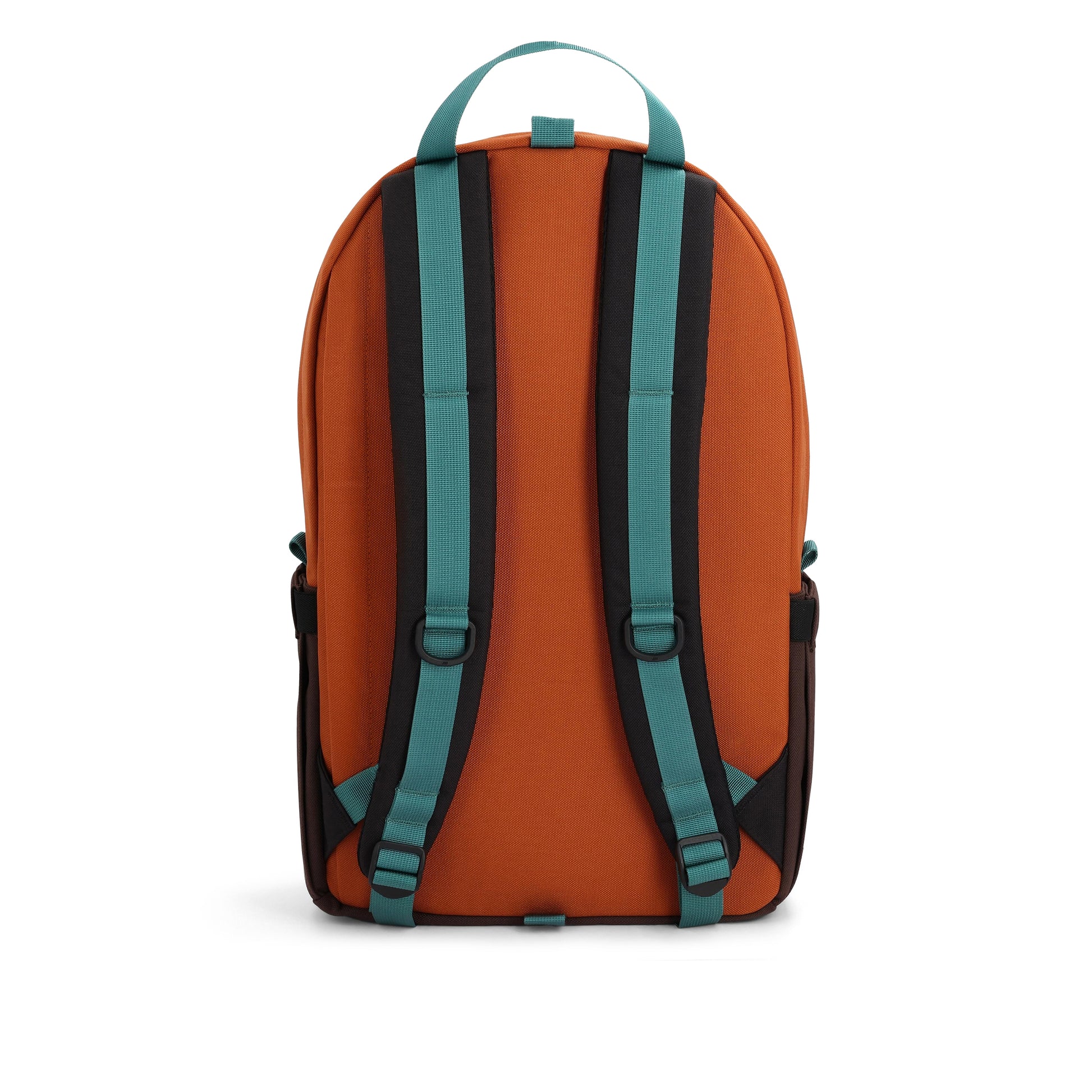 Back View of Topo Designs Daypack Classic in "Clay / Chocolate"