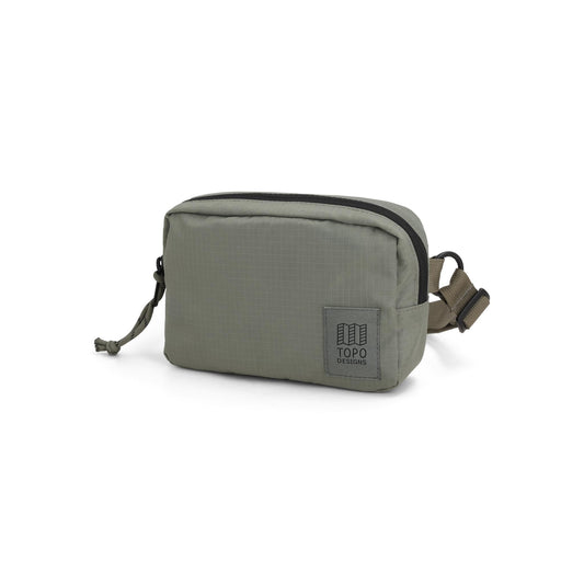 Front View of Topo Designs Ripstop Belt Bag in "Beetle"