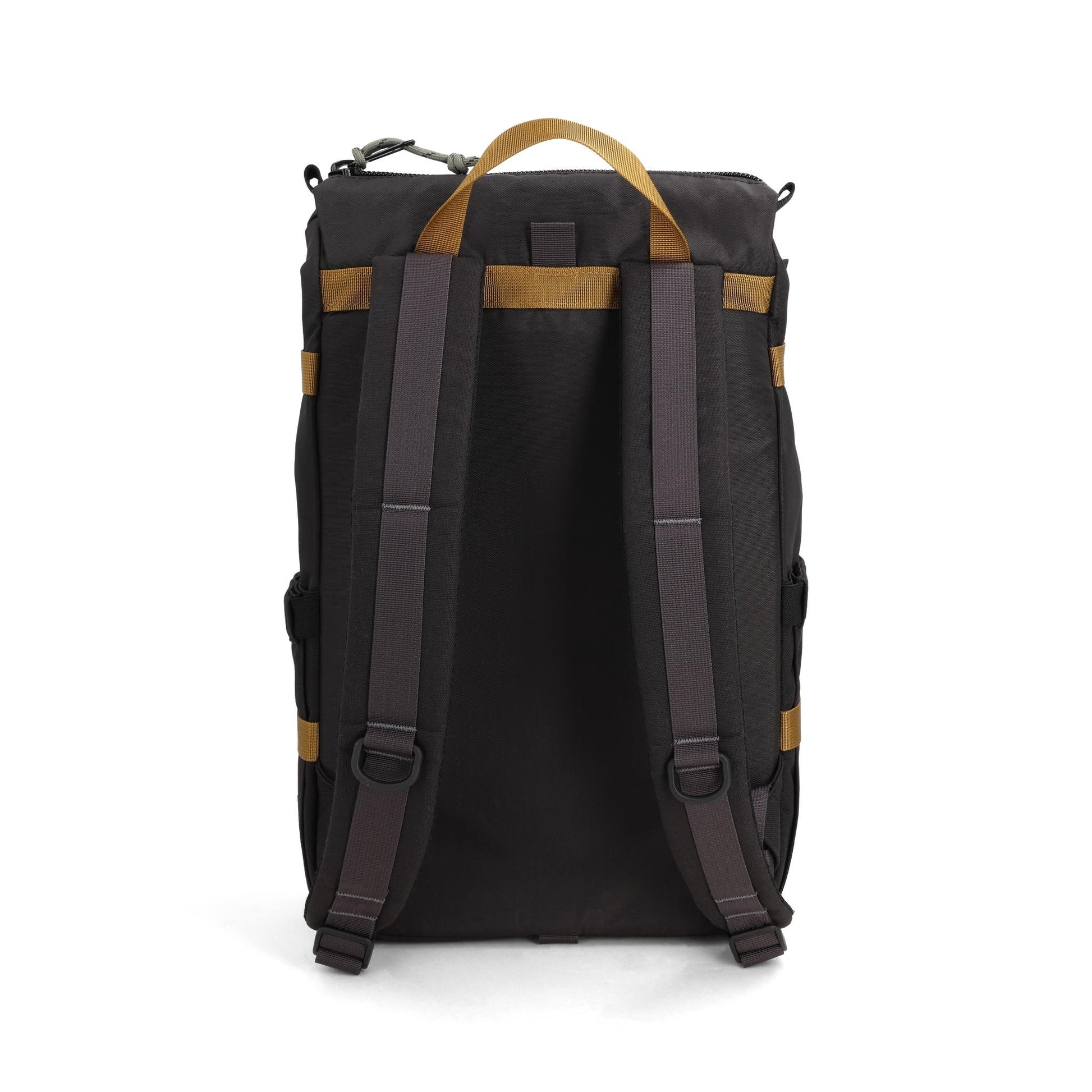 Back View of Topo Designs Rover Pack Classic in "Black / Neutral"